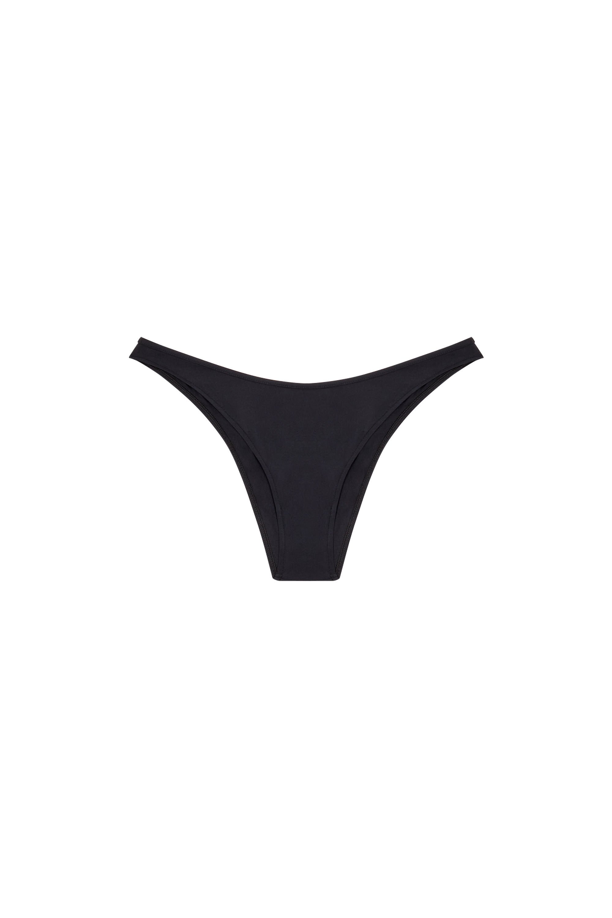 Diesel - UFPN-PUNCHY, Female's V-front briefs with Oval D plaque in Black - 4