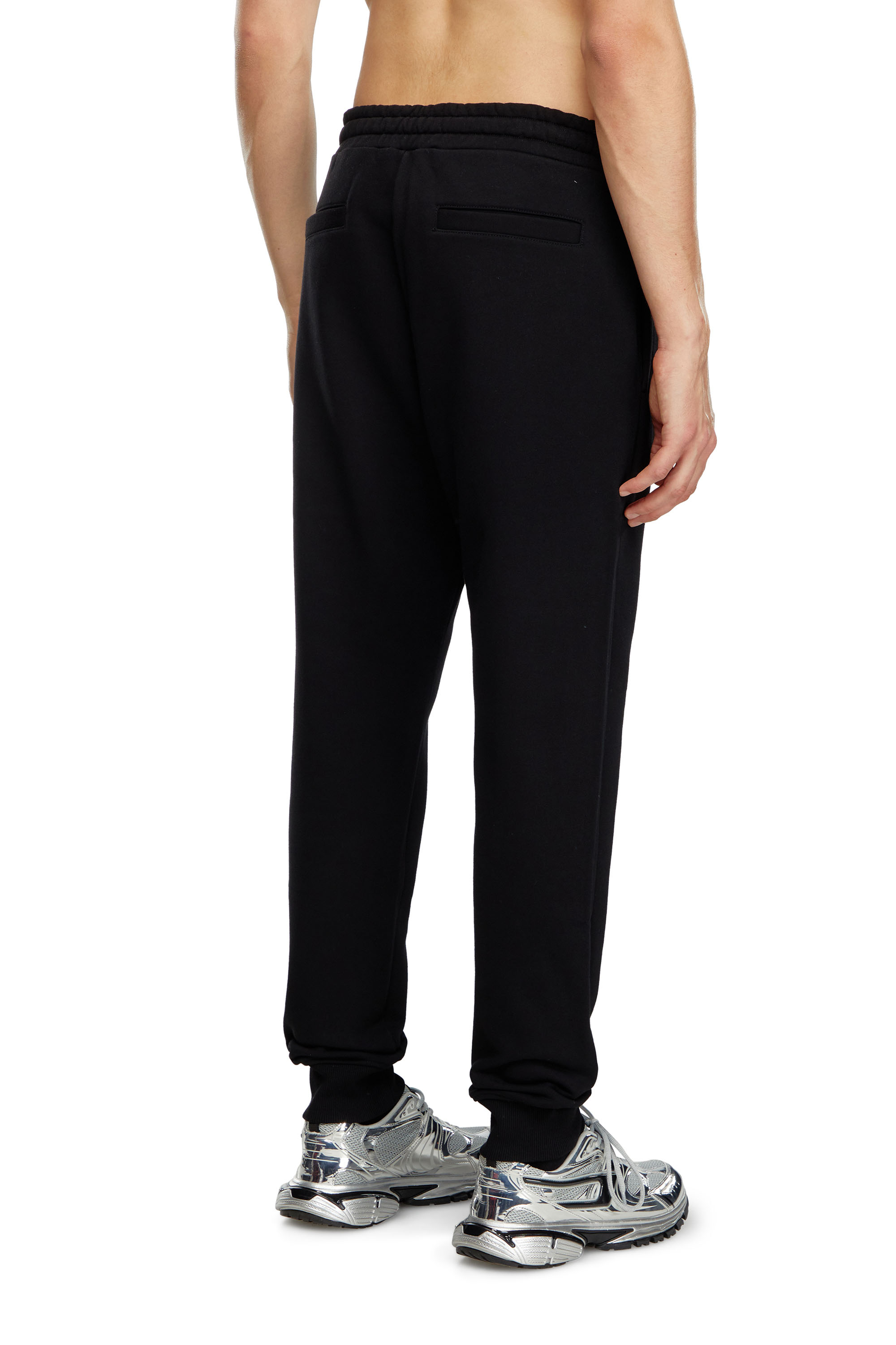 Diesel - P-TARY-DOVAL-PJ, Male's Track pants with Oval D patch in Black - 3