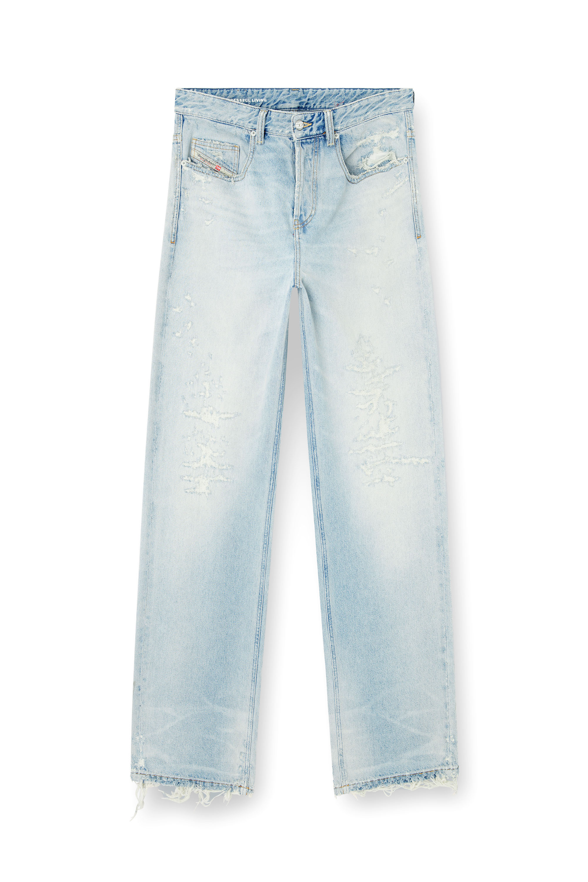 Diesel - Male's Relaxed Jeans 2001 D-Macro 09M53, Light Blue - 1