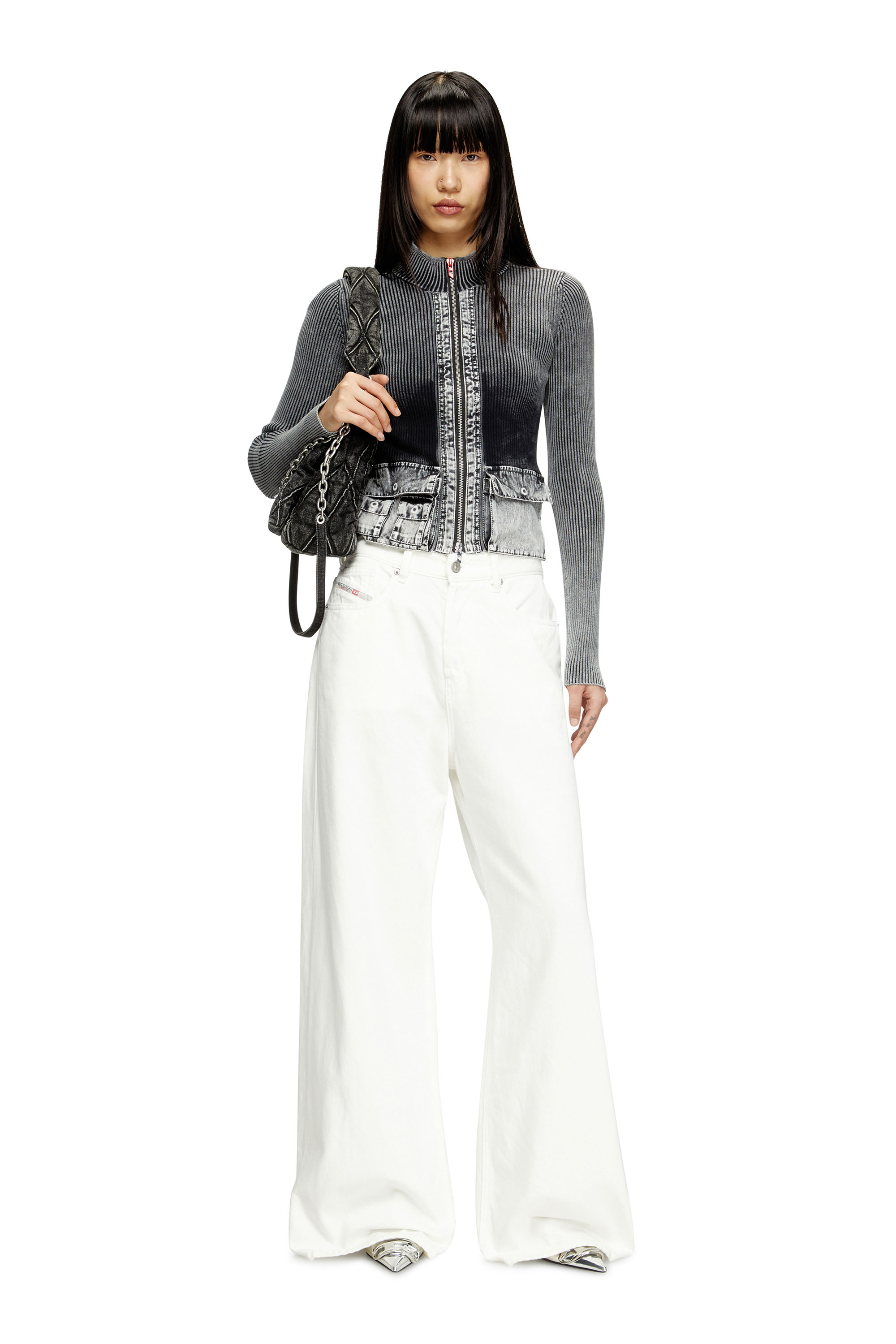 Diesel - Female's Relaxed Jeans 1996 D-Sire 09I41, White - 3