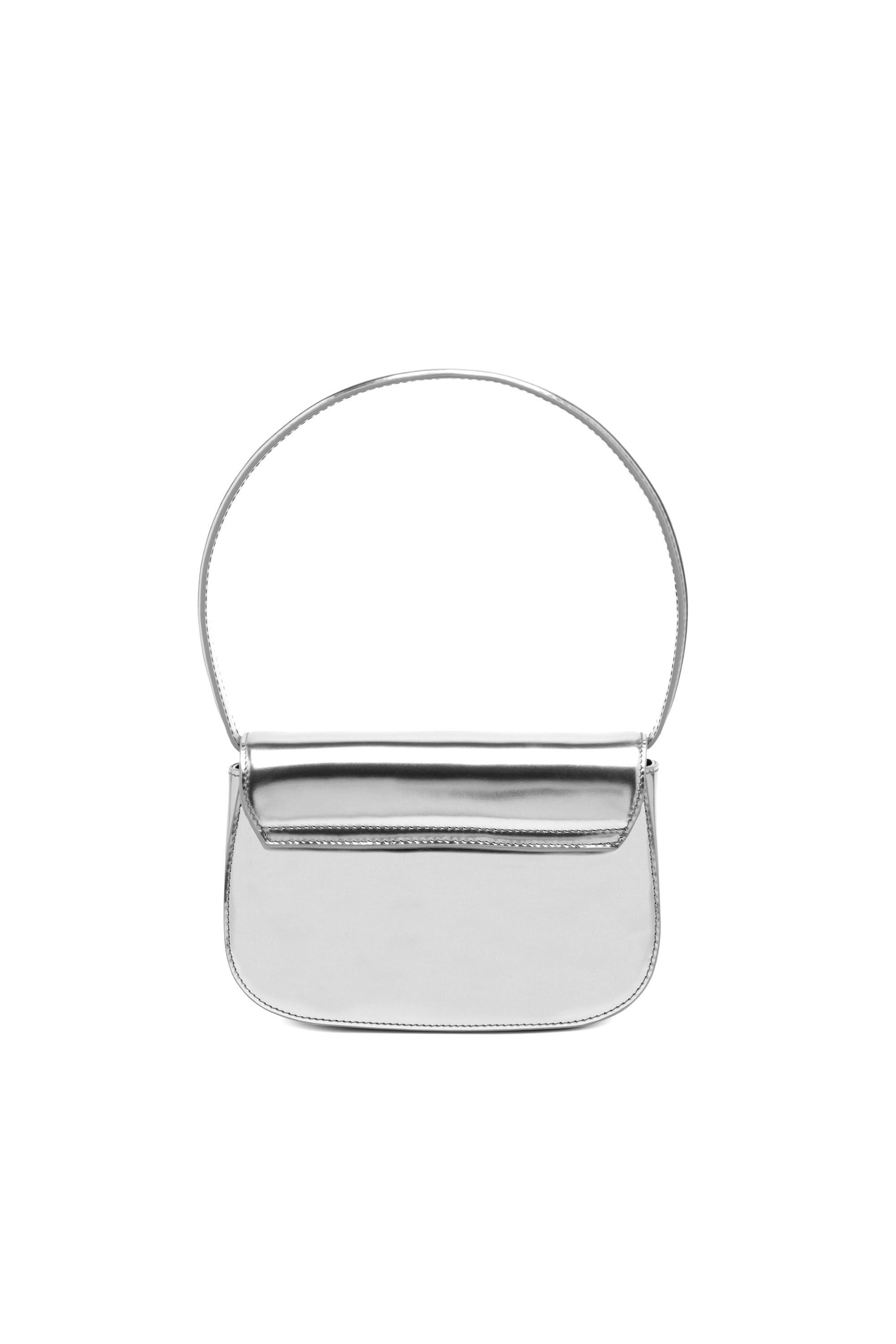 Diesel - 1DR, Female's 1DR-Iconic shoulder bag in mirrored leather in Silver - 3